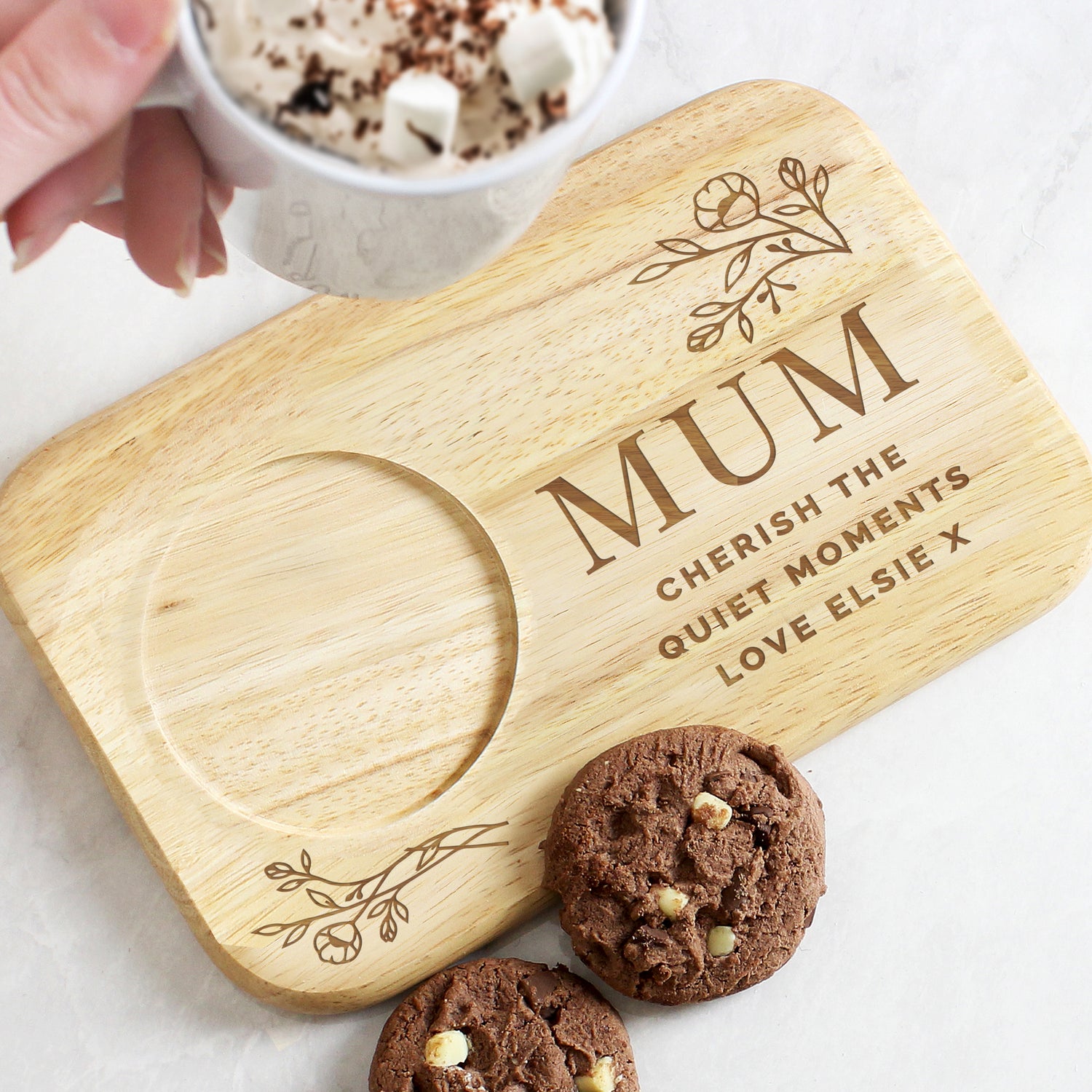 Personalised Wooden Coaster Trays