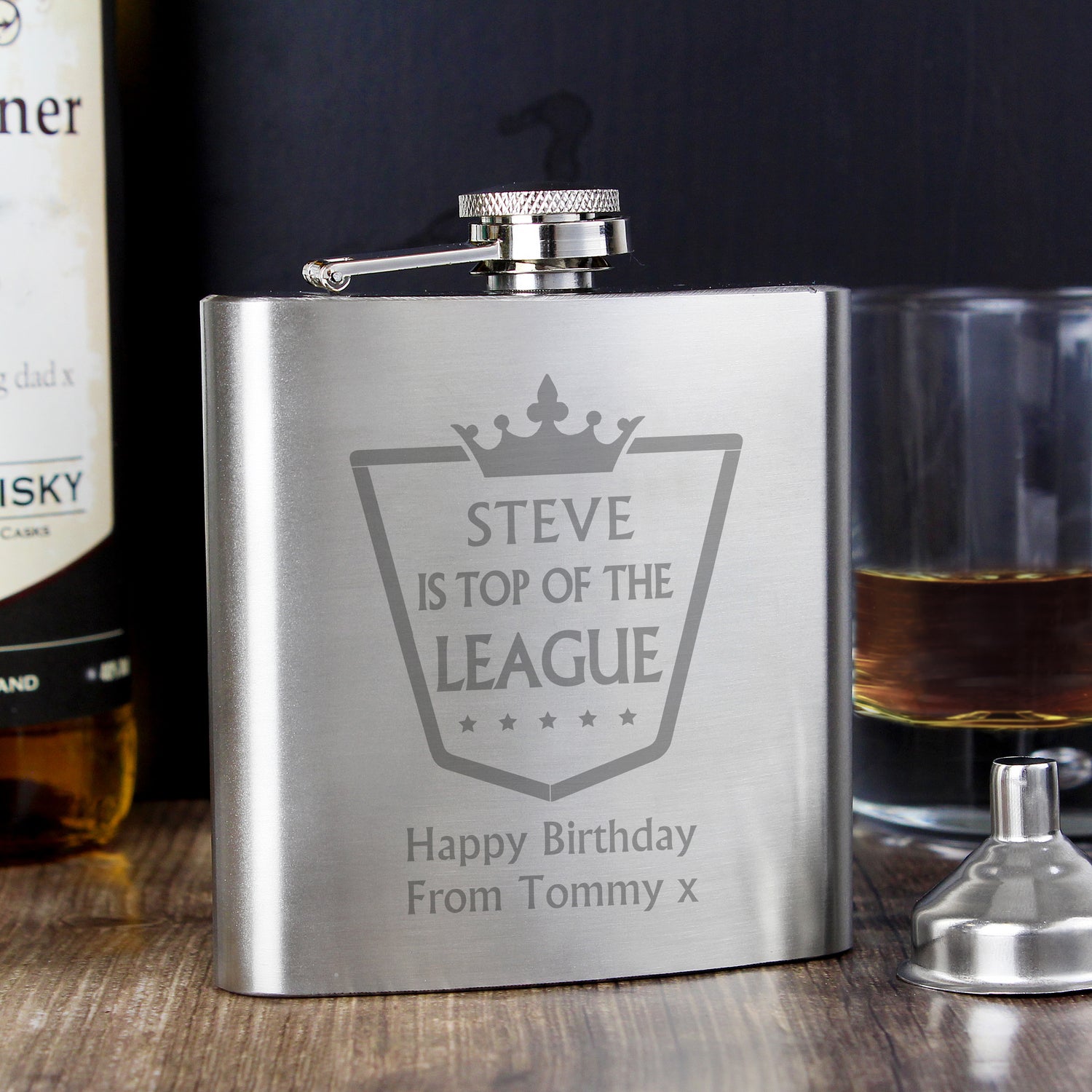 Personalised Engraved Hip Flasks | Free UK Delivery 