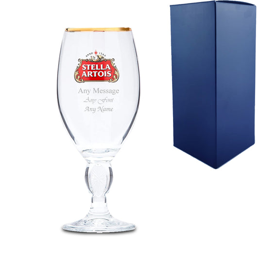 Engraved Stella Artois Pint Glass 20oz