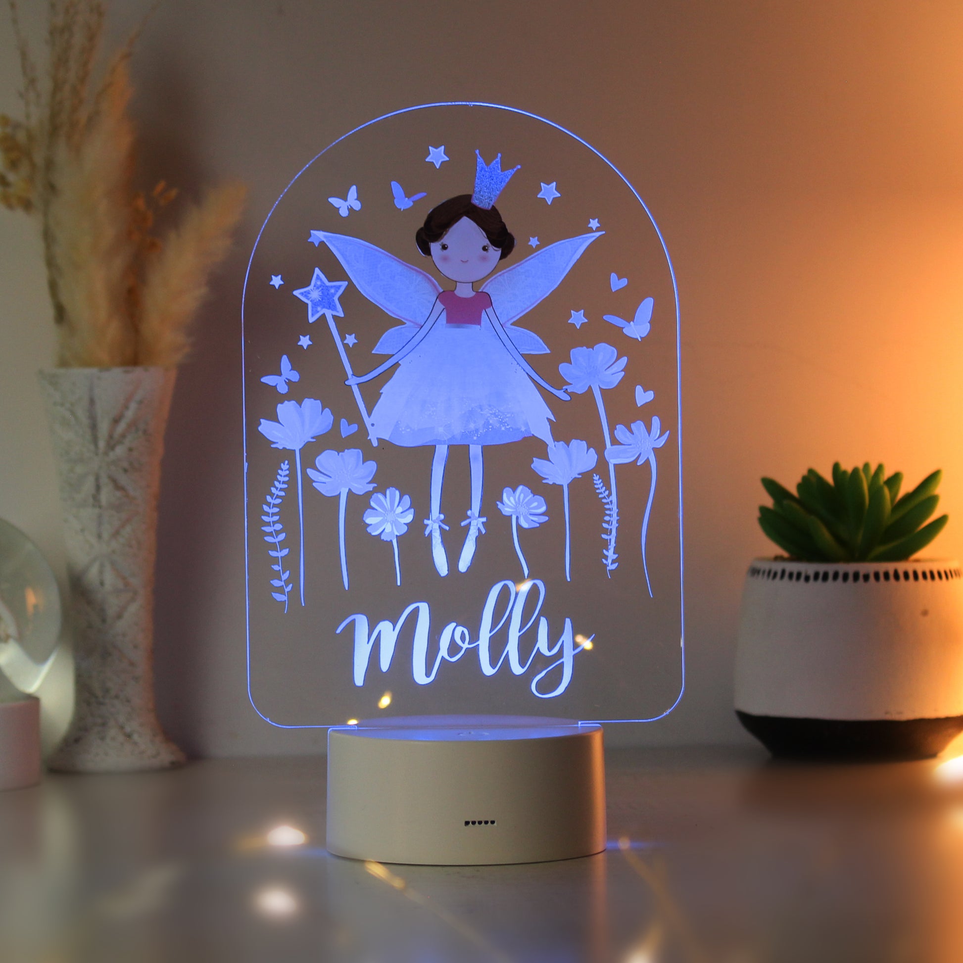 Personalised Fairy Night Light - Colour Changing