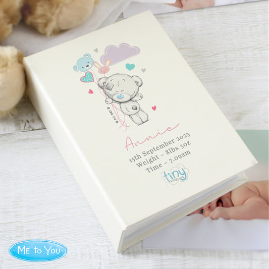 Personalised Tiny Tatty Teddy Baby’s First Photo Album - Blue or Pink