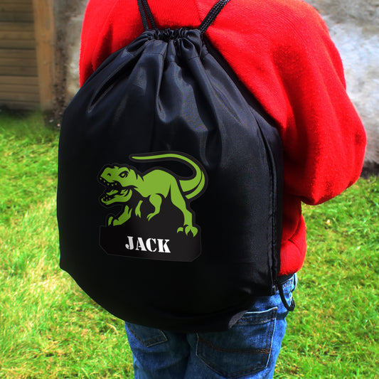 Personalised Dinosaur Swim & Kit Bag