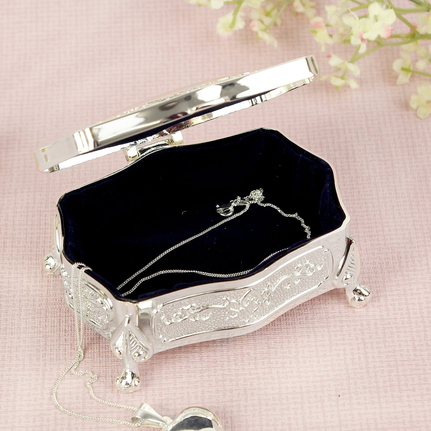 Personalised Small Antique Trinket Box | Jewellery Box