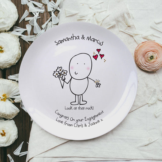 Personalised Engagement Plate