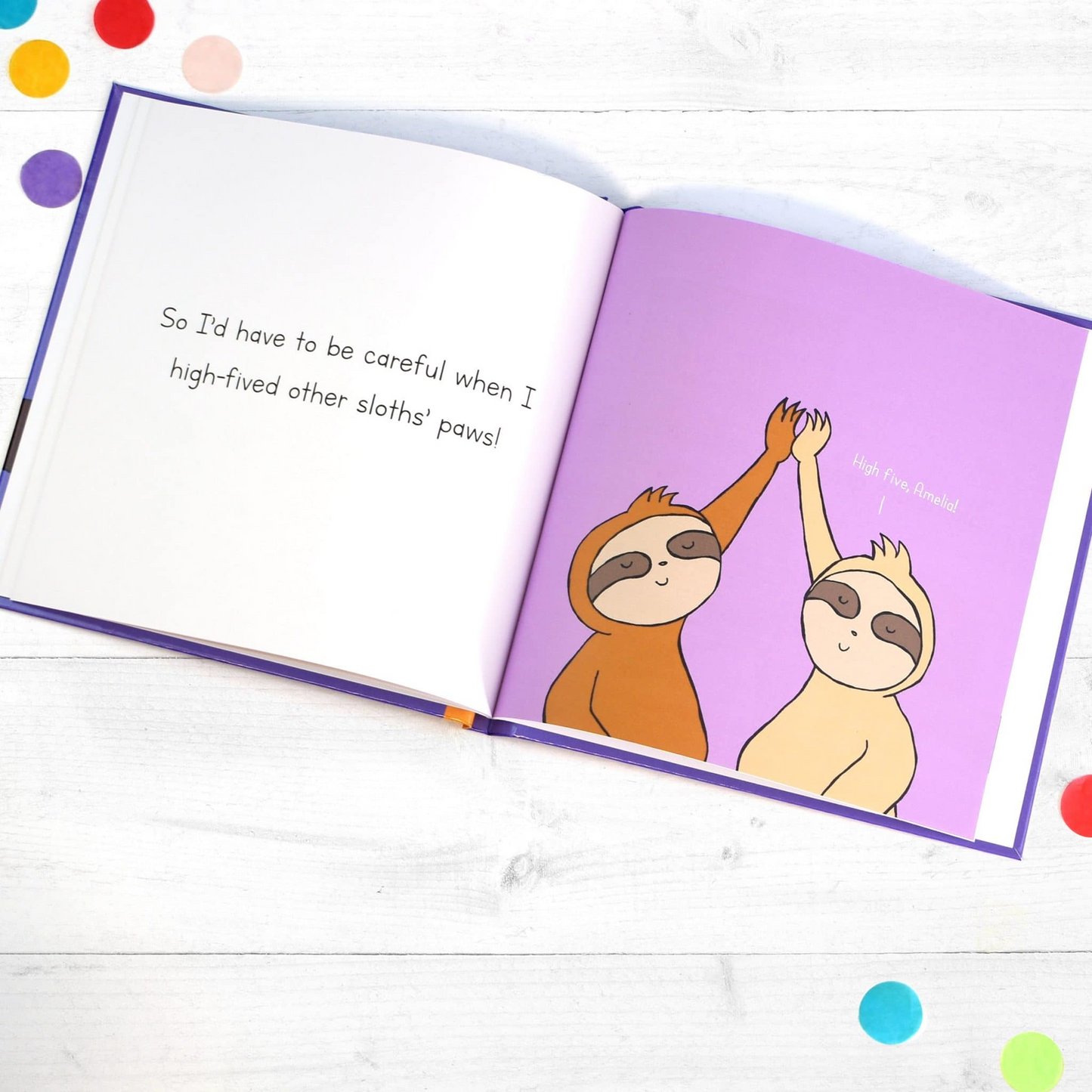 Personalised I’d Rather Be A Sloth Book