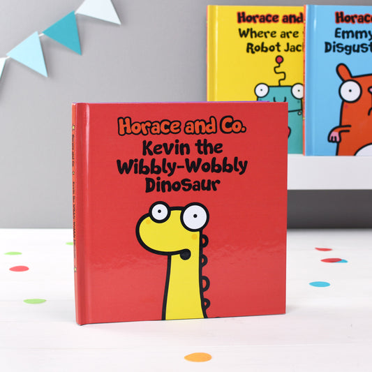 Personalised Wibbly-Wobbly Dinosaur Book - PCS Cufflinks & Gifts