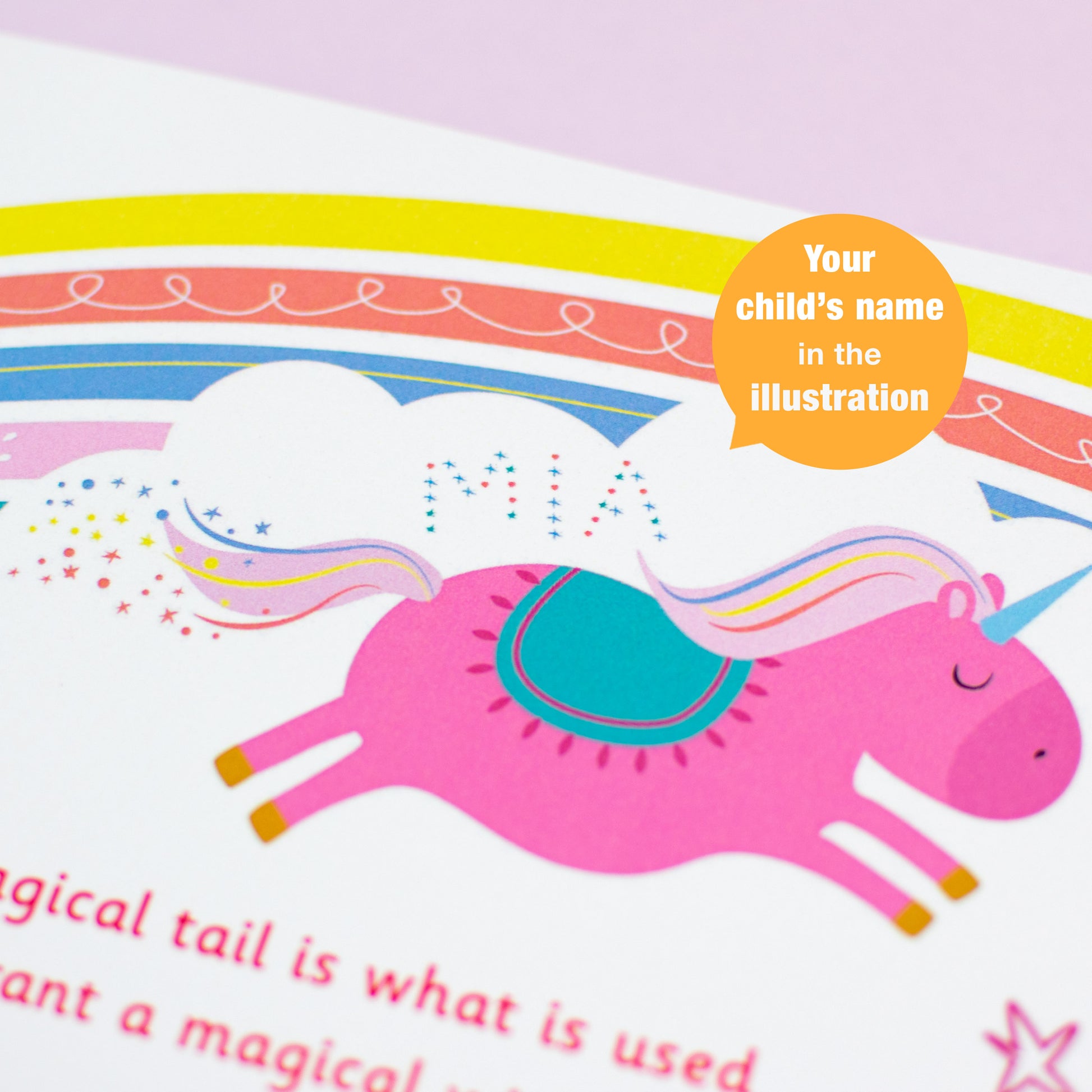 Personalised Unicorn Board Book