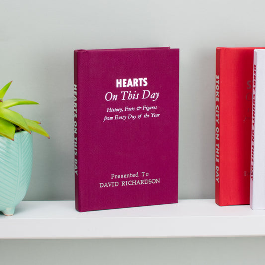 Personalised Hearts On This Day Book