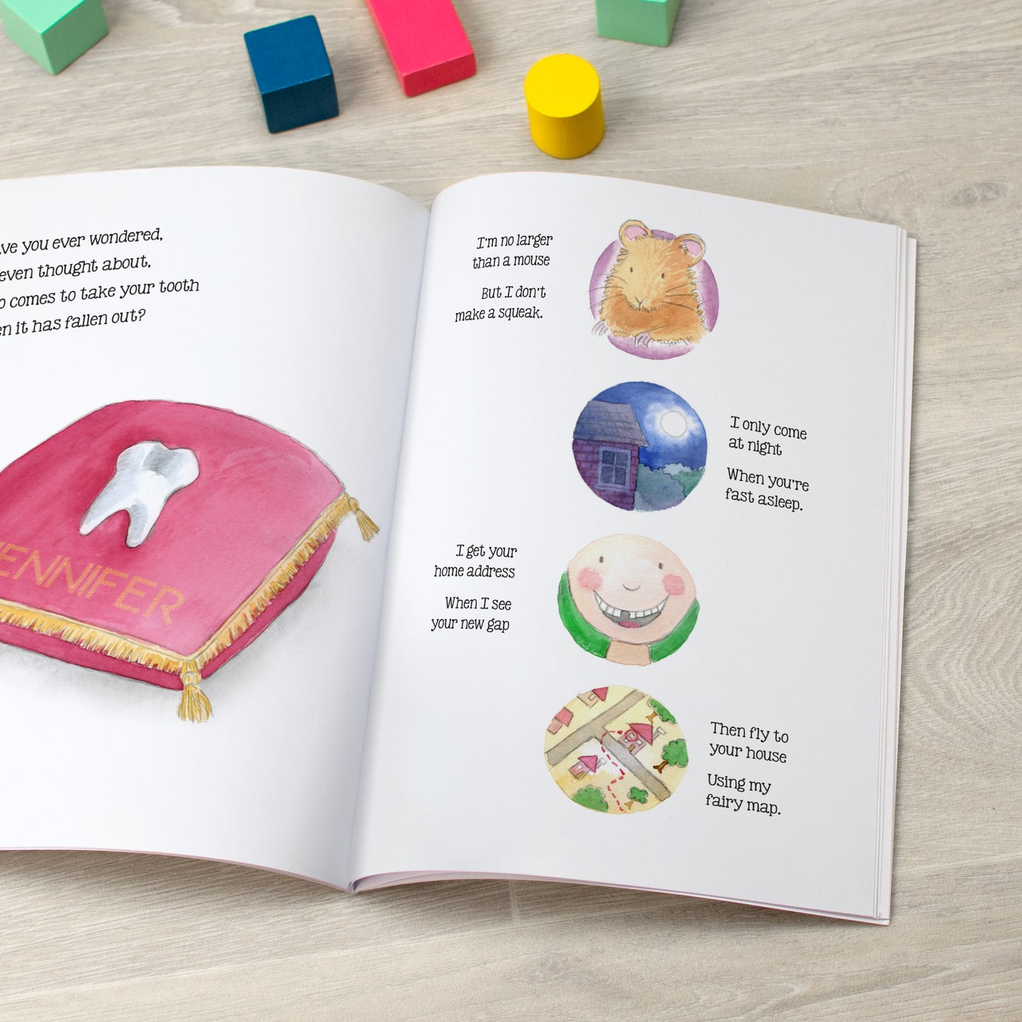 Personalised The Tooth Fairy Story Book