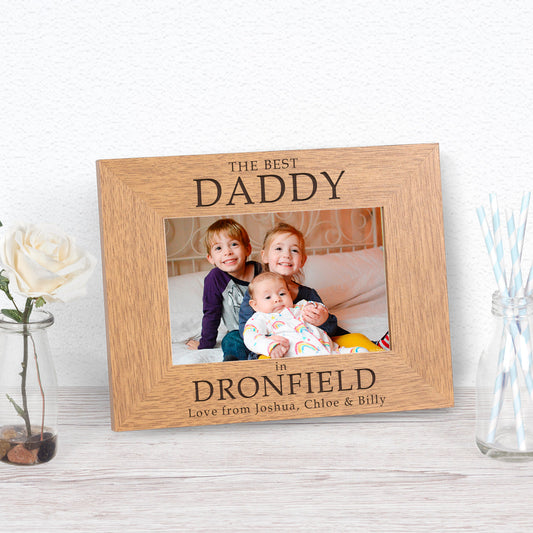 Personalised The Best Daddy In Photo Frame