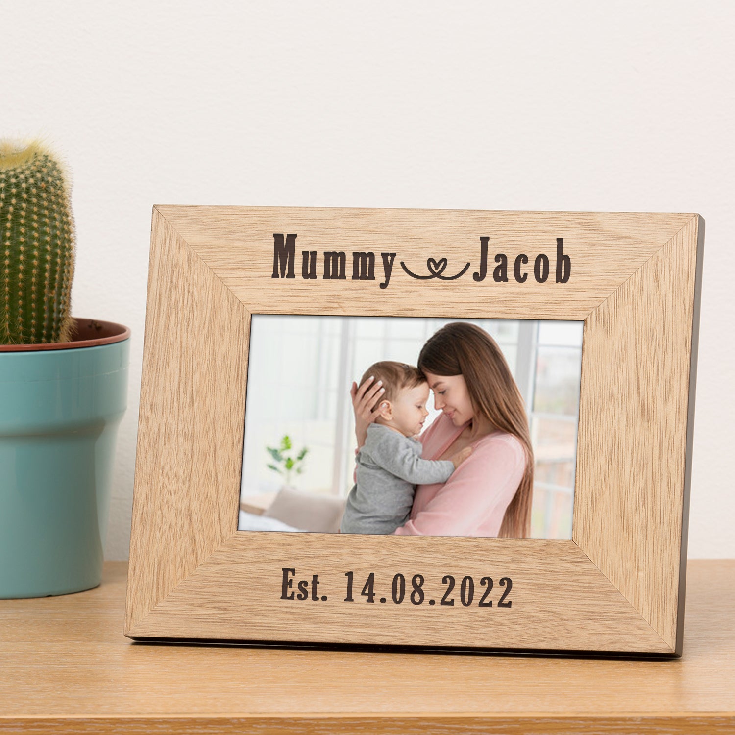 Mummy And Me Photo Frame - Personalised 