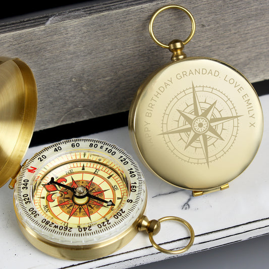 Personalised Keepsake Compass | Free Delivery