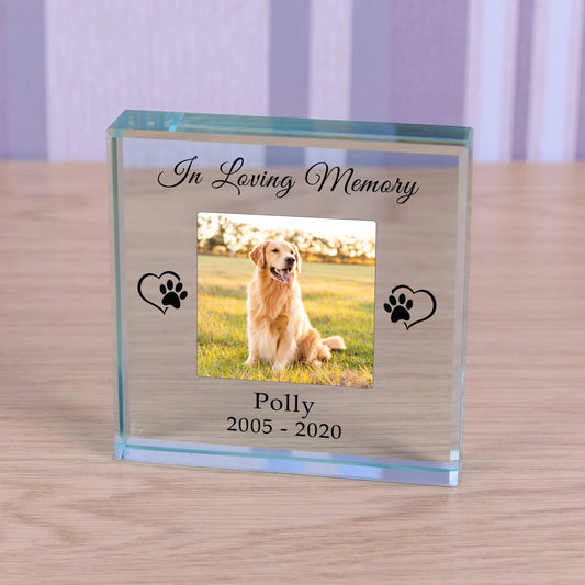 Personalised Photo Pet Memorial Ornament - In Loving Memory