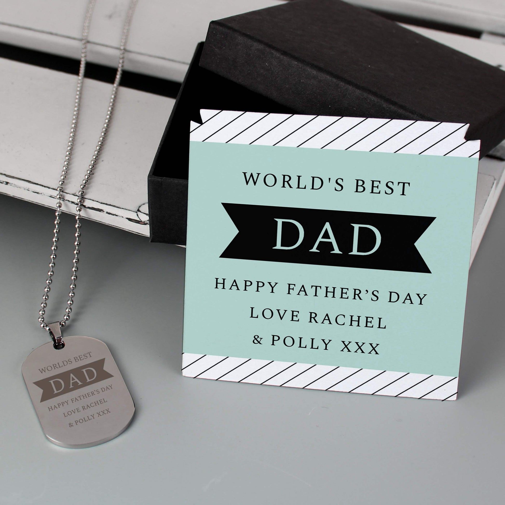 Personalised Dog Tag With Personalised Gift Box