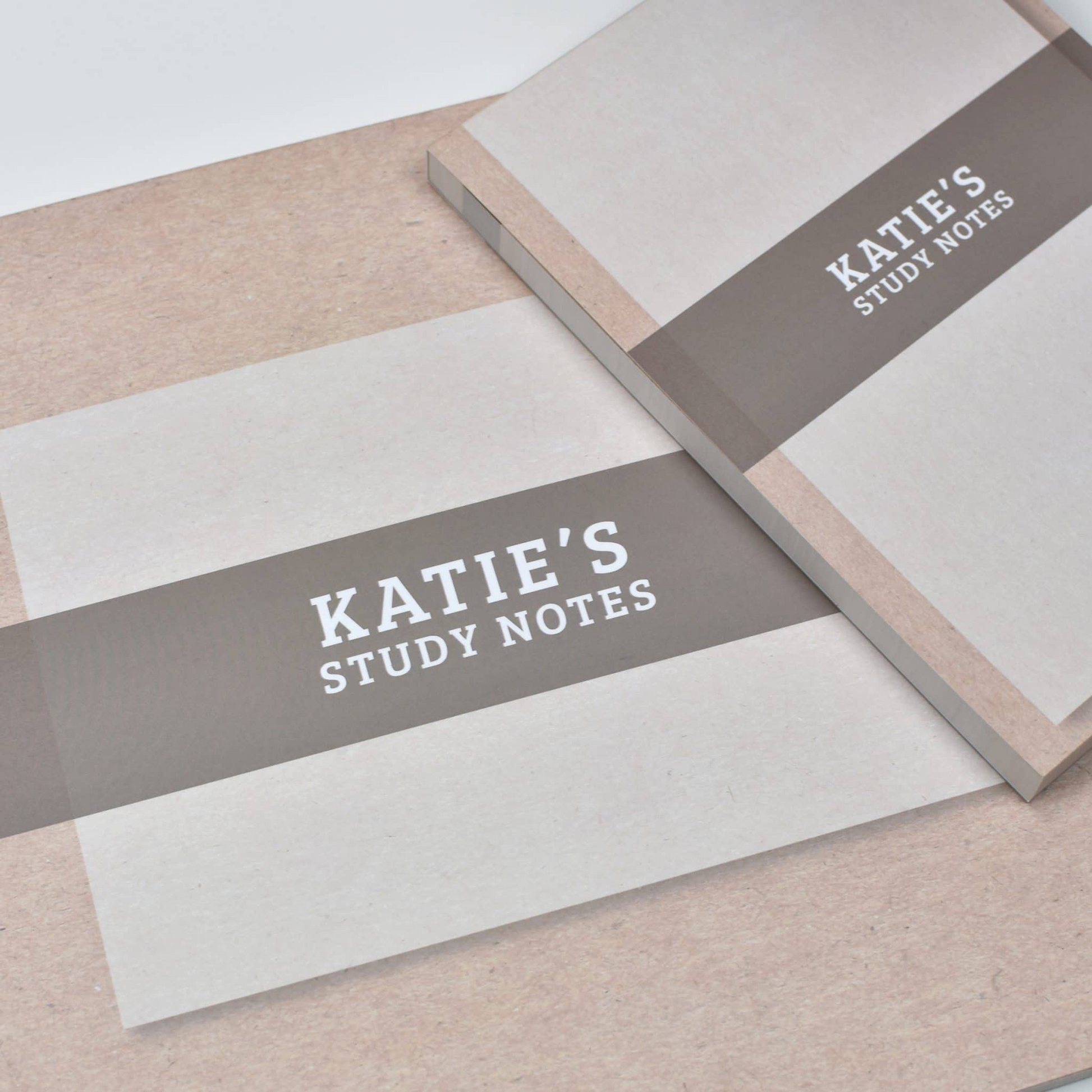Personalised Study Stationery Set | Weekly Desk Planner