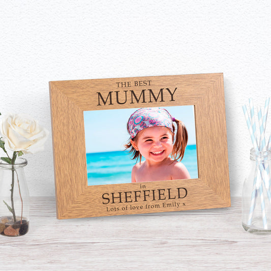 Personalised The Best Mummy In Photo Frame