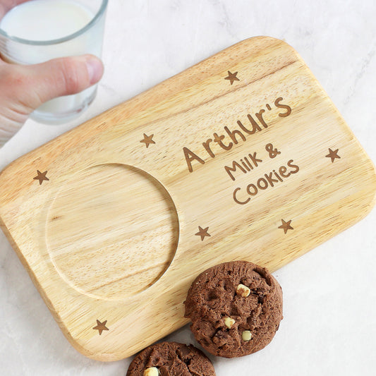 Personalised Stars Wooden Coaster Tray - PCS Cufflinks & Gifts