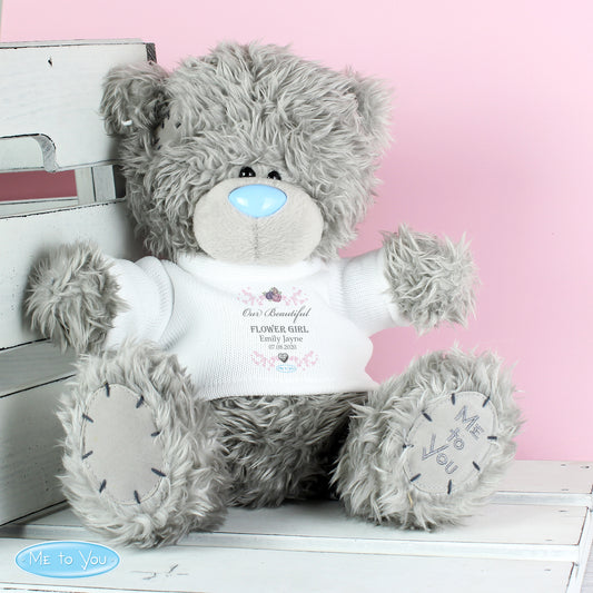 Personalised Me To You Bear for Bridesmaid and Flower Girl
