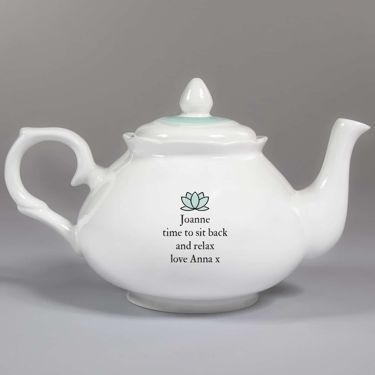 Personalised Sereni-Tea Tea Pot