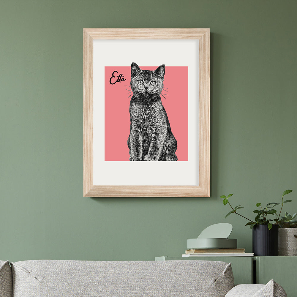 Personalised Pet Portrait From Photo