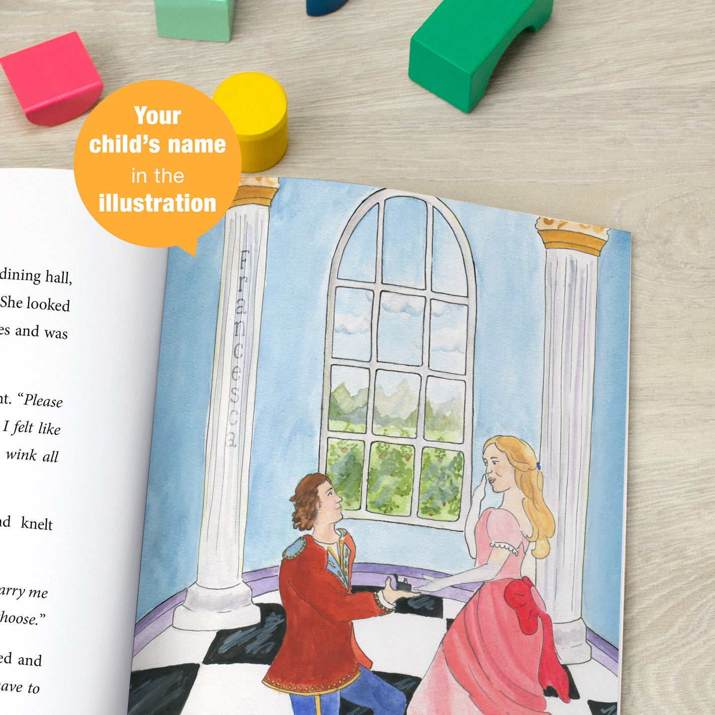 Personalised The Princess and the Pea Fairy Tale Book