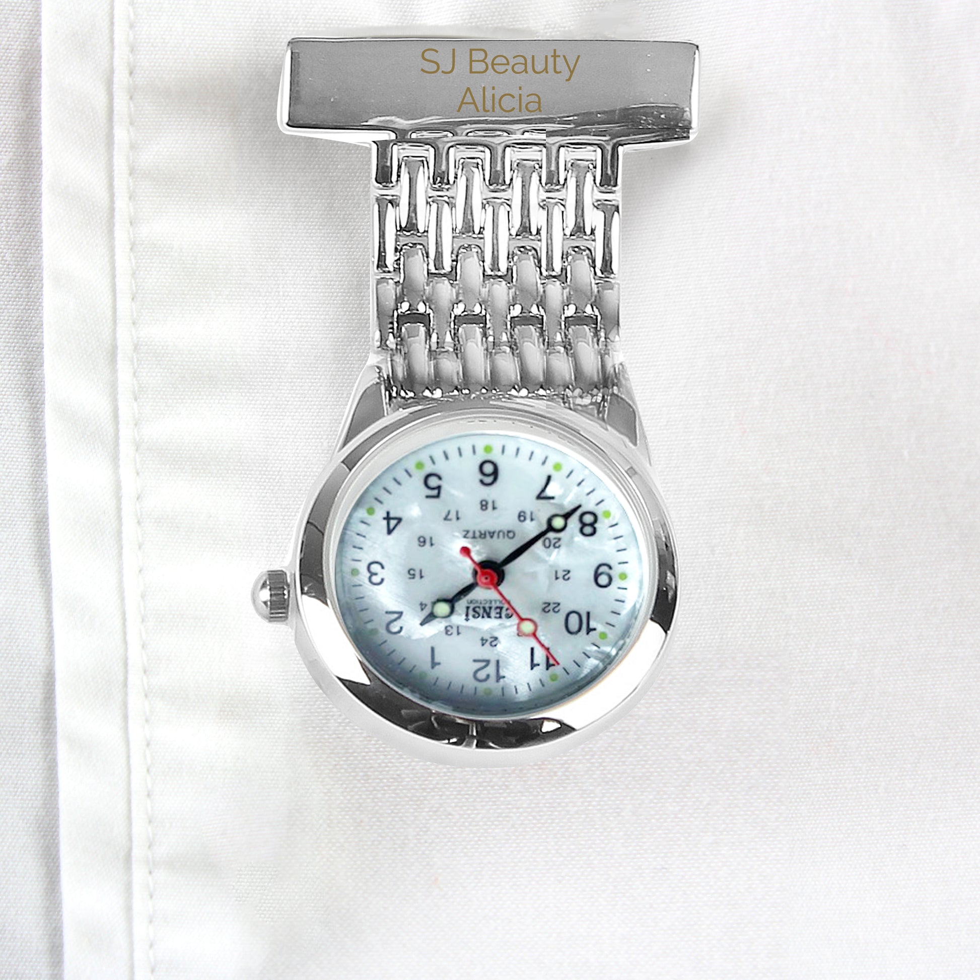 Personalised Nurse's Fob Watch - PCS Cufflinks & Gifts