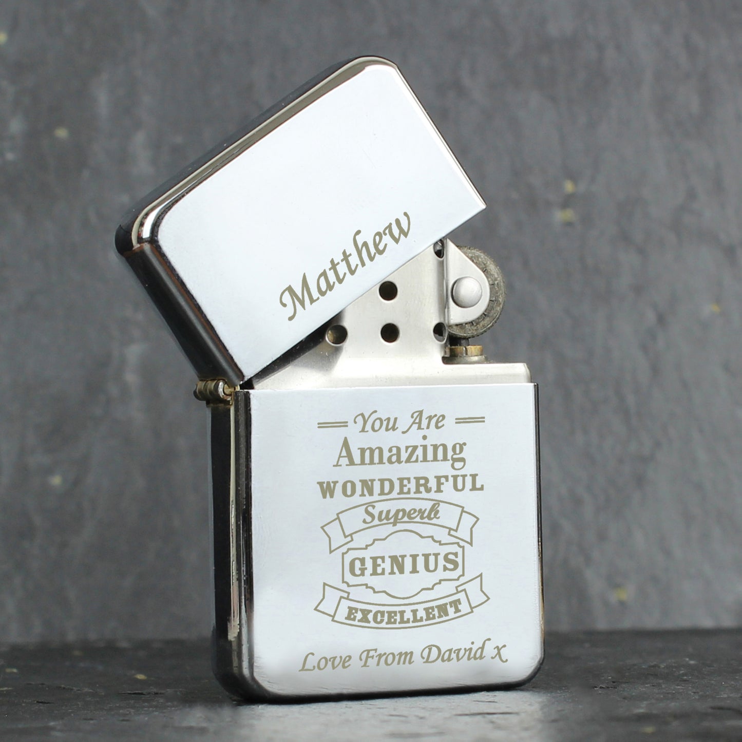 Personalised You Are Amazing Lighter
