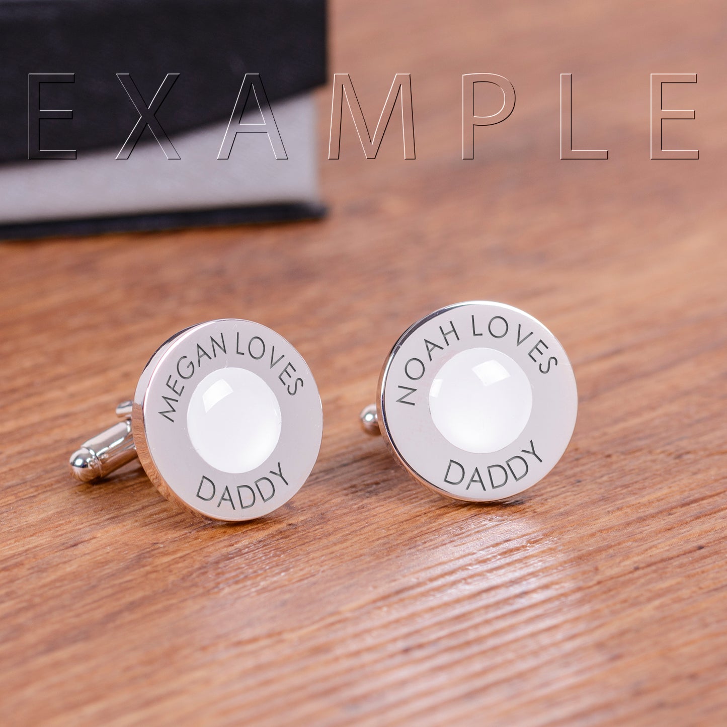 Personalised Your Message Cufflinks - Coloured