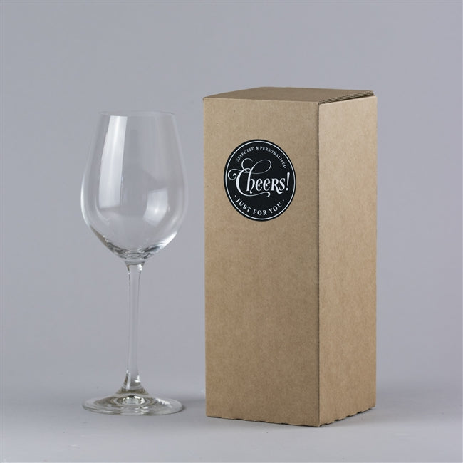 Monogrammed Crystal Wine Glass