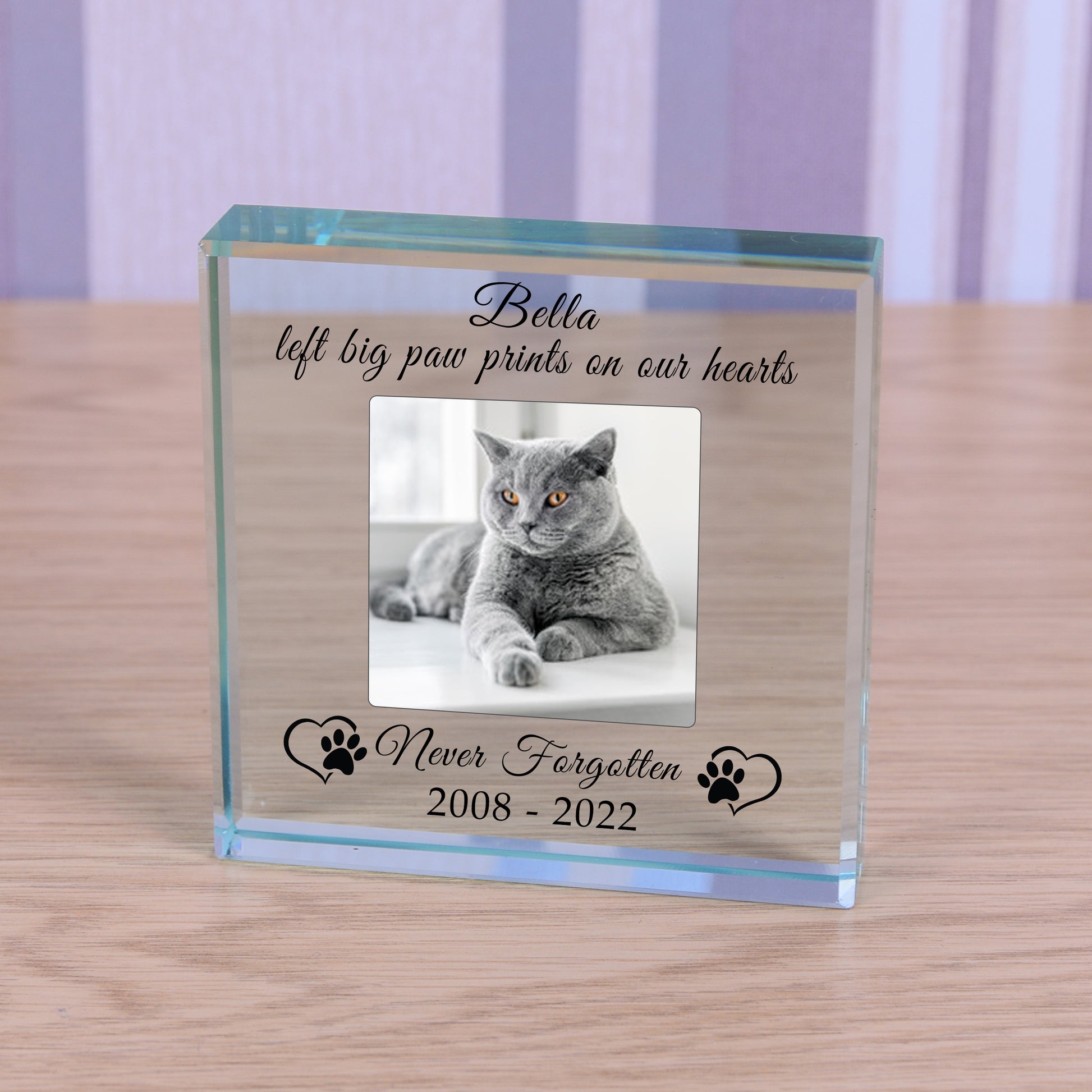 Personalised Photo Pet Memorial Ornament - Never Forgotten
