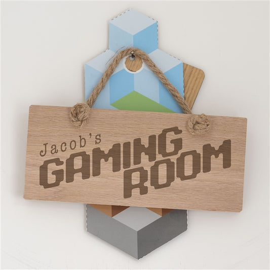 Personalised Gaming Room Sign