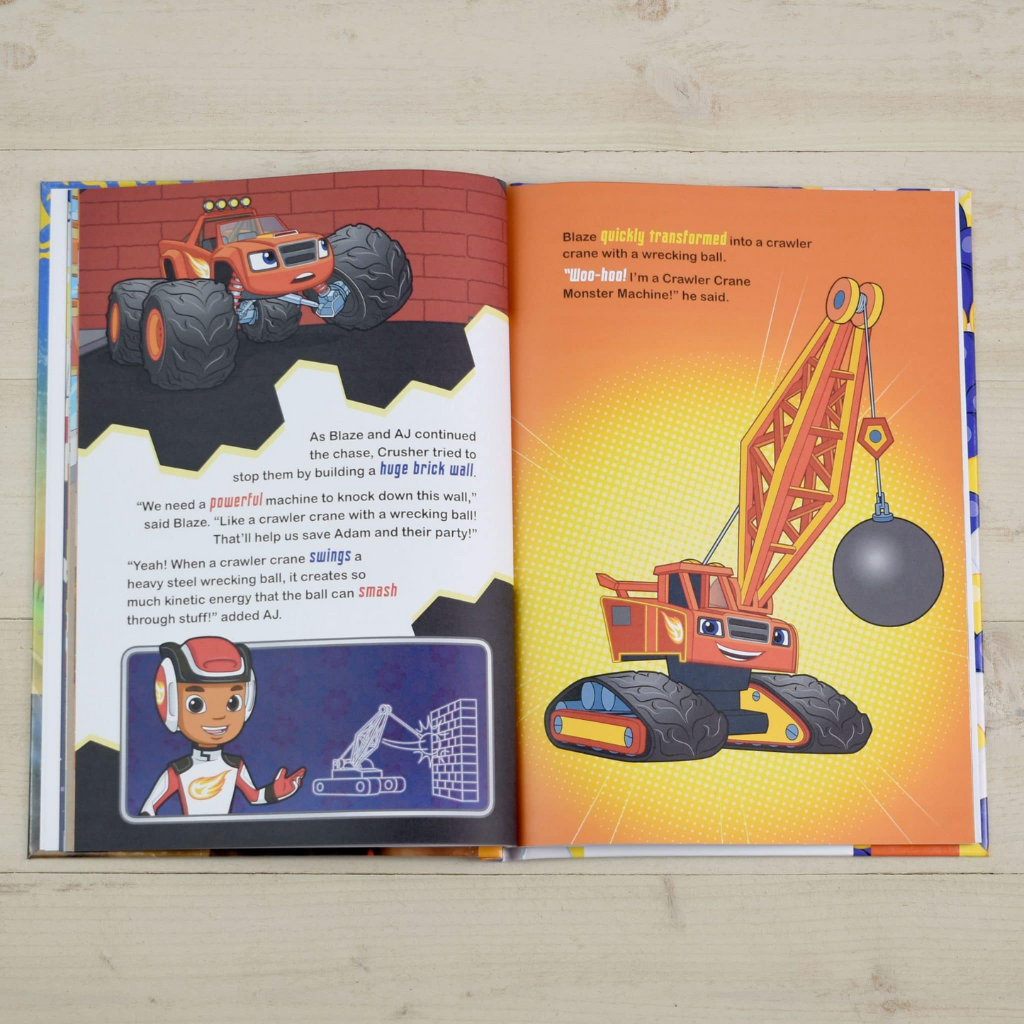 Personalised Nickelodeon Blaze and The Monster Machines Birthday Book