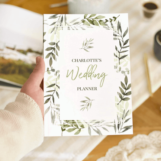 Personalised Foliage Wedding Planner Book