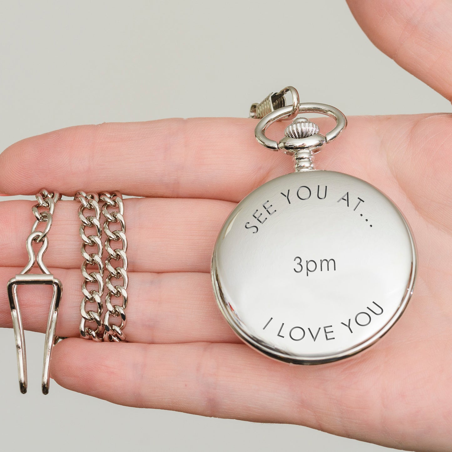 Engraved Pocket Watch For Groom - See you at ...