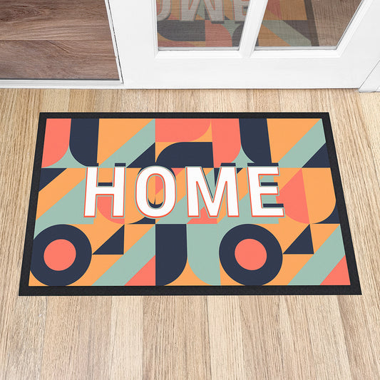 Personalised Retro Pattern Doormat - PCS Cufflinks & Gifts