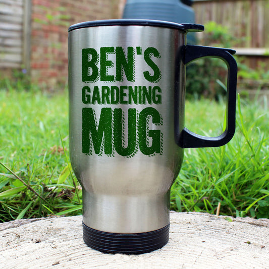 Personalised My Gardening Travel Mug