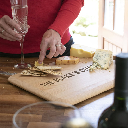 Personalised Surname Cheese Board