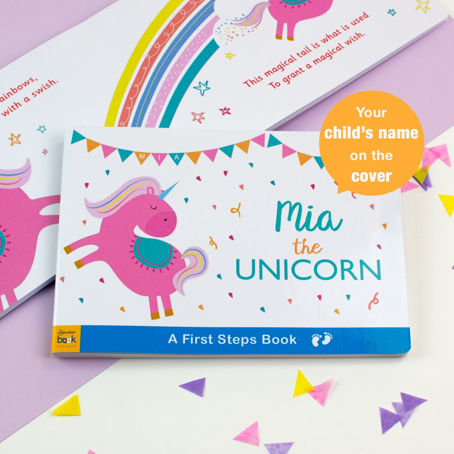 Personalised Unicorn Board Book