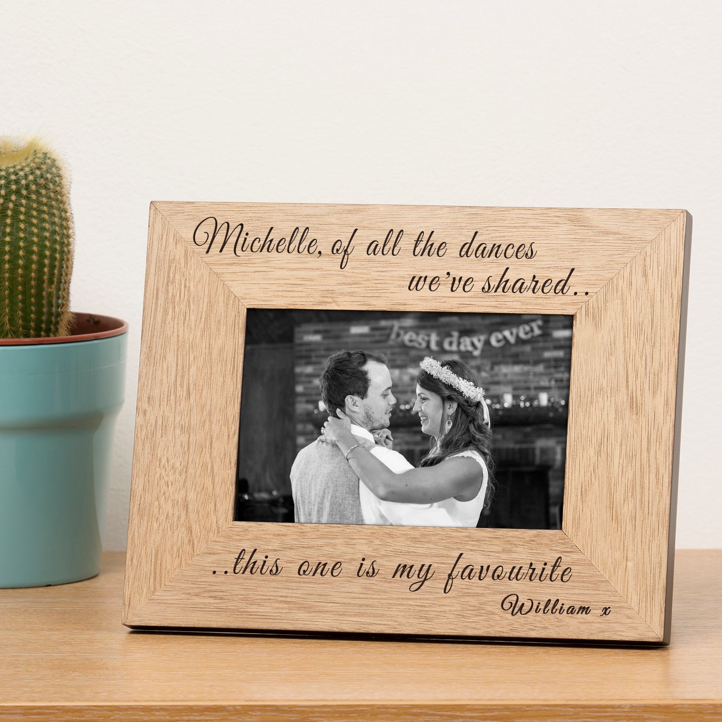 Personalised Of All The Dances We’ve Shared Wooden Photo Frame