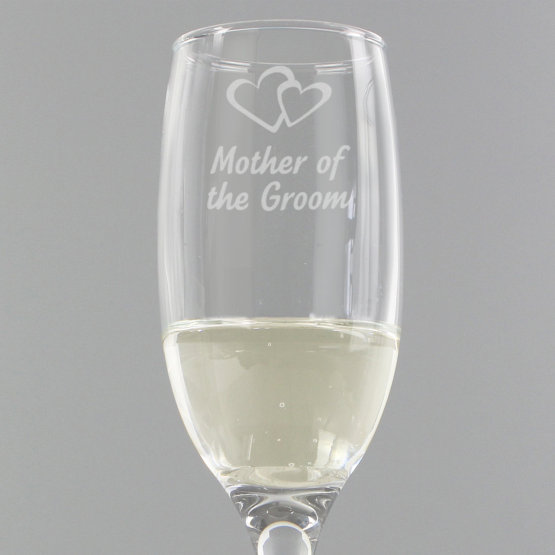 Mother of The Groom Flute Glass
