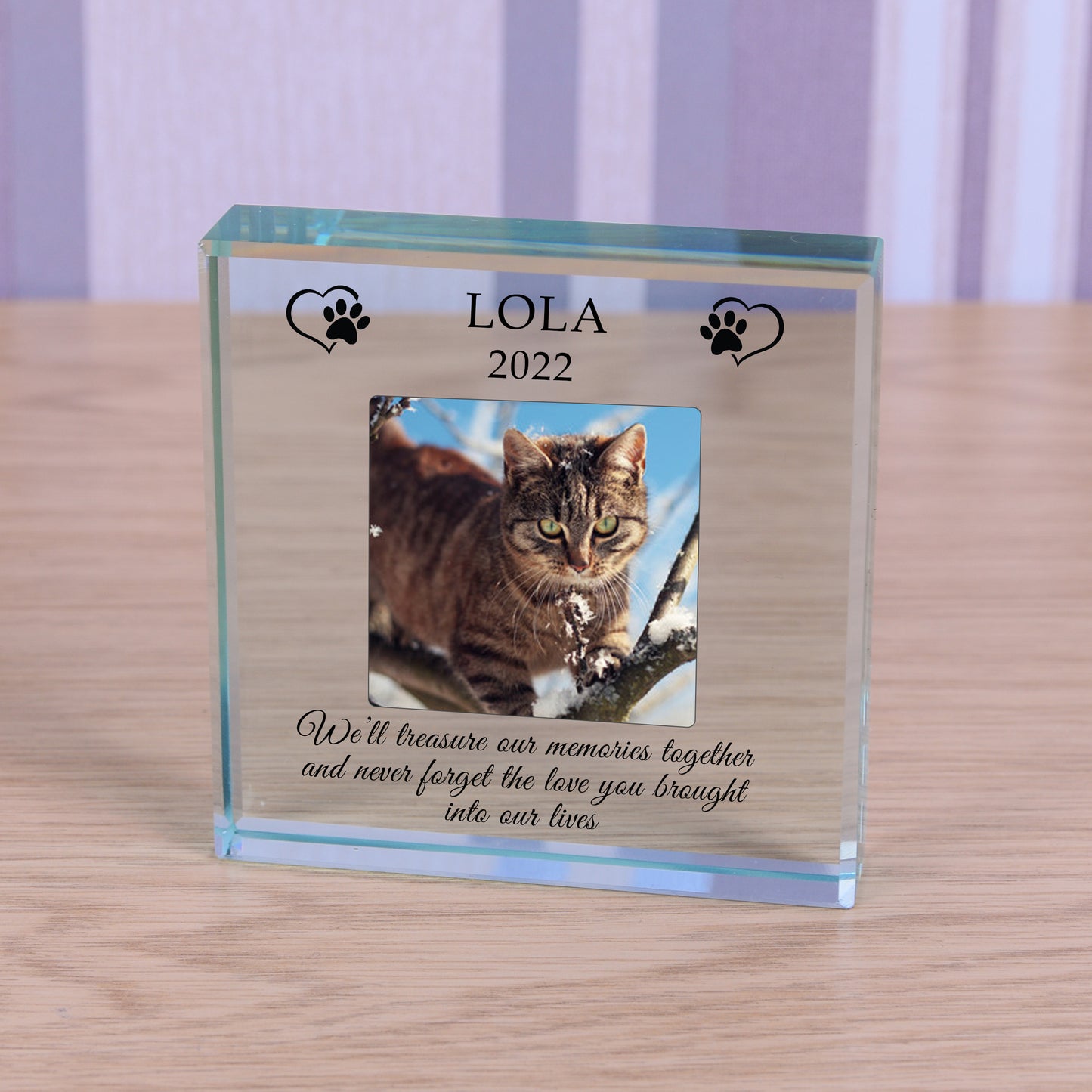Personalised Photo Pet Memorial Ornament - Memories