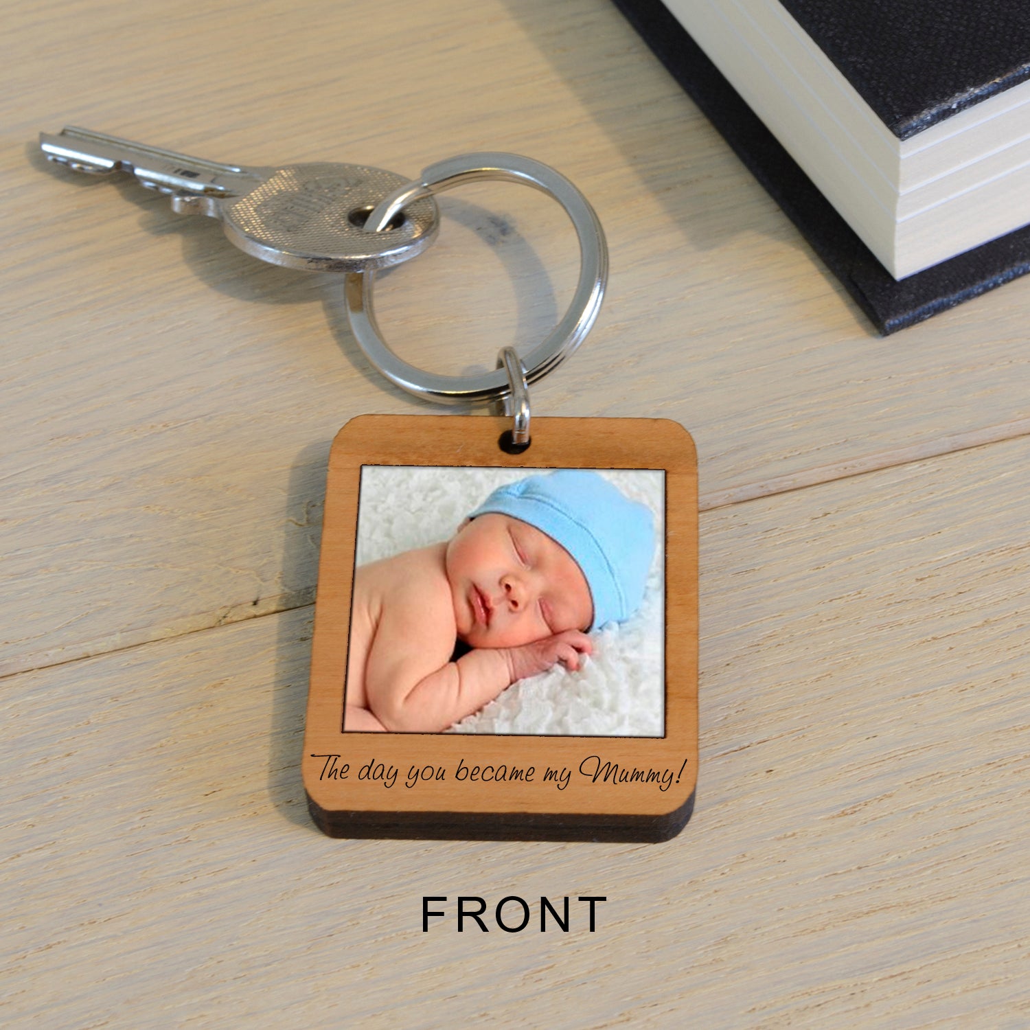 New Mum Photo Keyring - The day you became my Mummy!