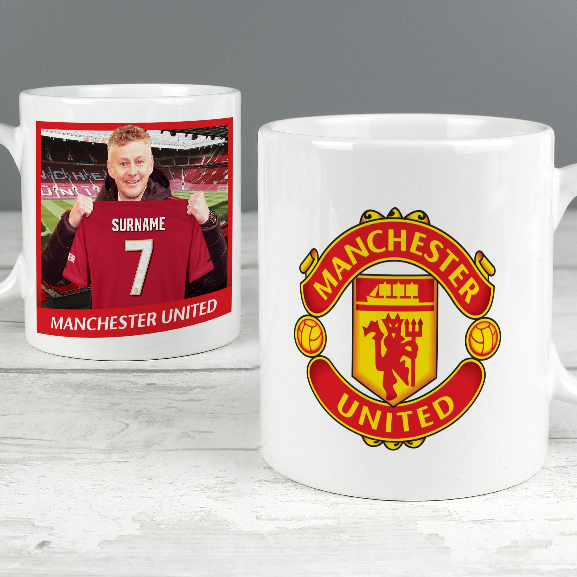 Manchester United FC Manager Personalised Mug
