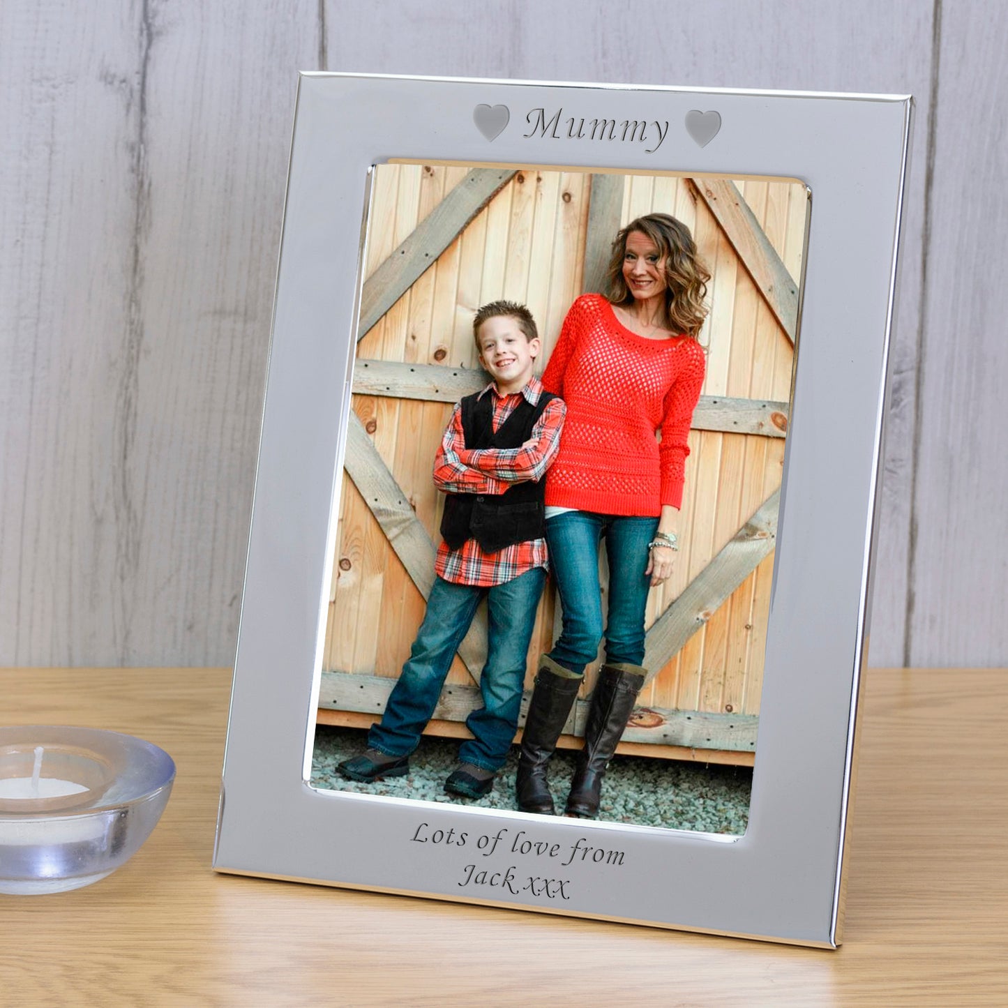 Personalised MUMMY Silver Plated Photo Frame