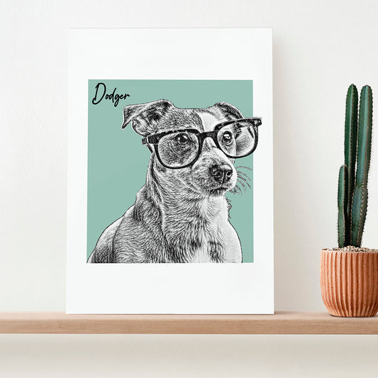 Personalised Pet Portrait From Photo