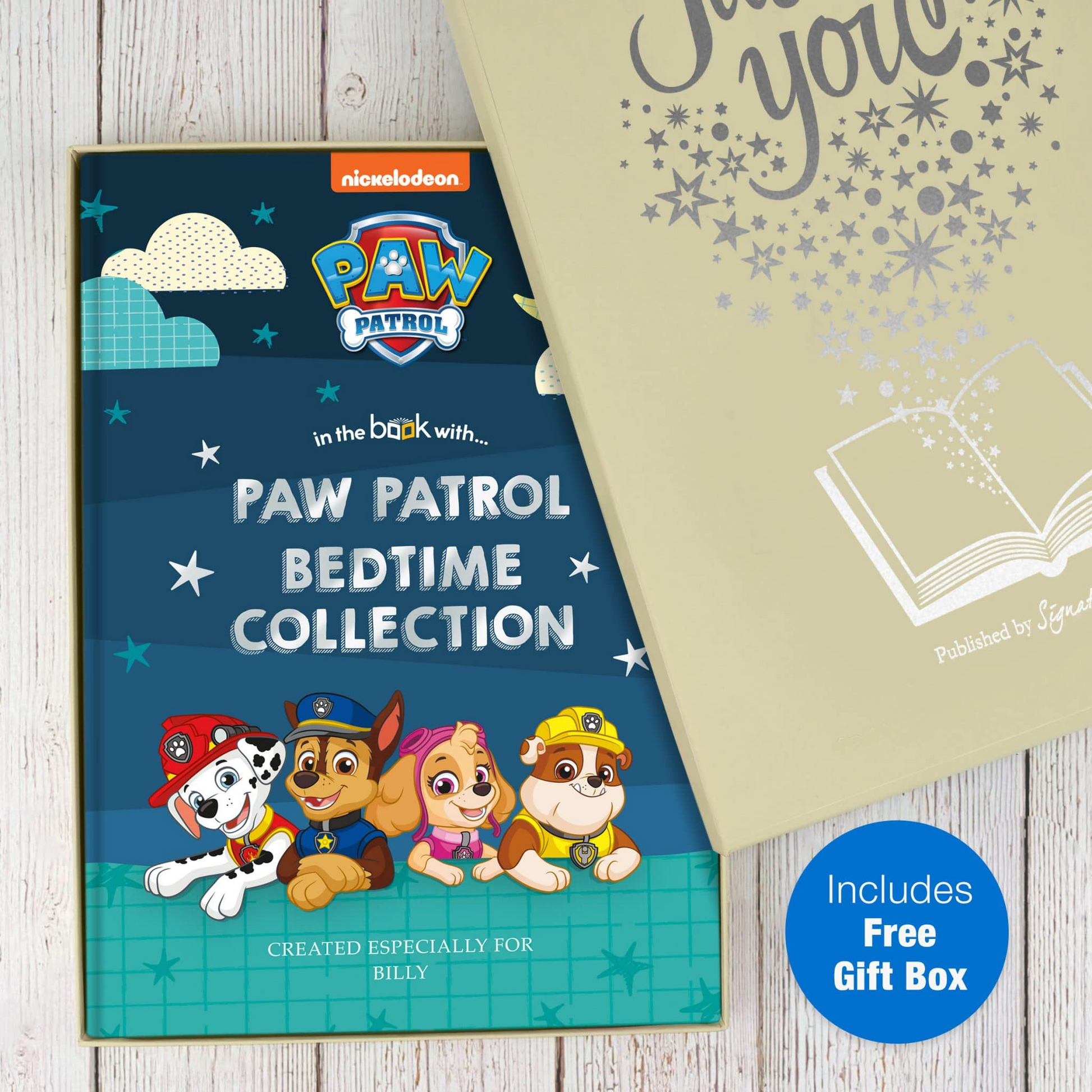Personalised Paw Patrol Bedtime Stories Collection Book