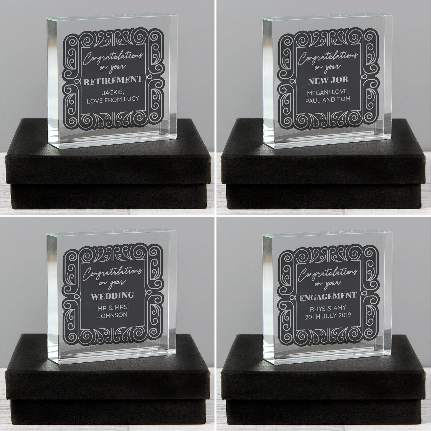 Personalised Congratulations Large Crystal Token