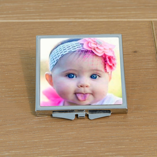 Personalised Photo Compact Mirror