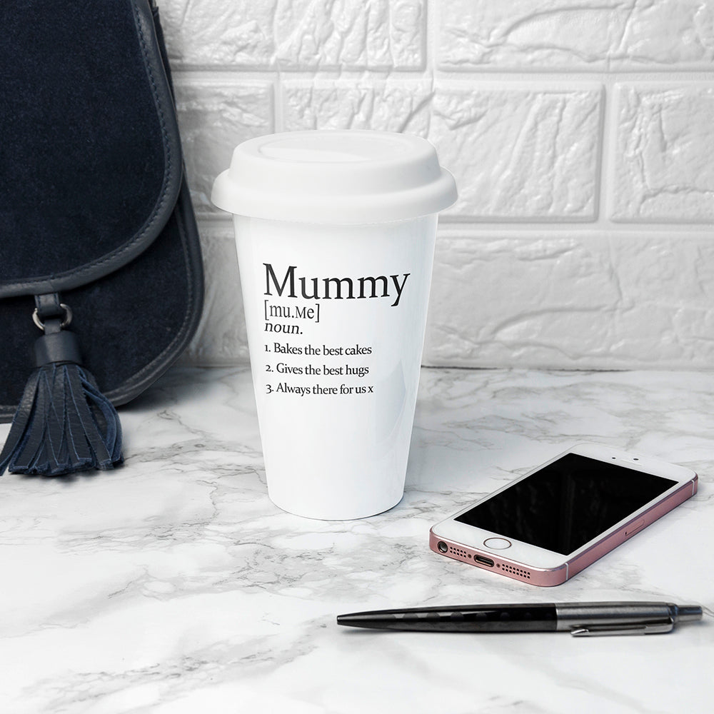 Personalised Definition Ceramic Eco Cup