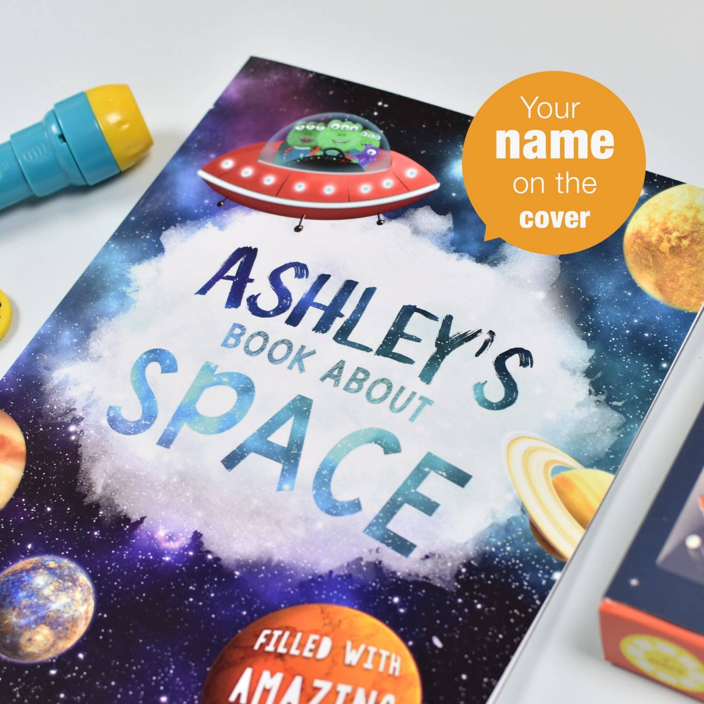 Personalised Space Book & Toy Gift Set